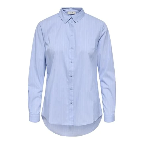 Oferta limitada: JDY Jdymio L/S Shirt Wvn Noos Blusa, Azul (Cashmere Blue Stripes: Cloud Dancer), 32 Mujer de 19.99 € a 19.99 € (ahorro 0.00%)