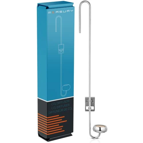 Oferta limitada: Measury Difusor de CO2 para acuario de acero inoxidable, 400 mm de 27.95 € a 27.95 € (ahorro 0.00%)