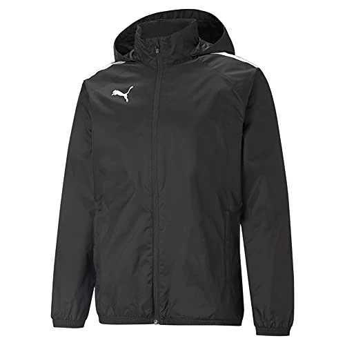 PUMA Herren TeamLIGA Allwetterjacke, Schwarz/Schwarz, L