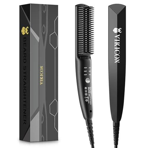 Oferta limitada: VIKICON Alisador de Barba, Cepillo Barba de Calentamiento Rápido De 30s de 32.99 € a 32.99 € (ahorro 0.00%)
