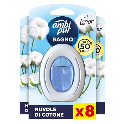 Zeitlich begrenztes Angebot: Ambi Pur Badduft für Stimmungsduft Cotton Clouds 8 Düfte Deodorant Umwelt mit geruchshemmender Technologie hält 45 Tage für Duft von 39.95 € auf 39.95 € (0.00% Rabatt)