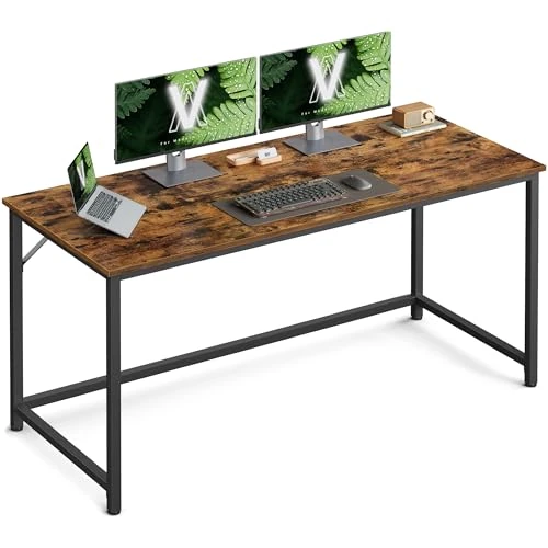 Zeitlich begrenztes Angebot: VASAGLE Tisch, Computertisch, Bürotisch, 135 x 60 x 76 cm, für Arbeitszimmer, Schlafzimmer, Wohnzimmer, vintagebraun-tintenschwarz LWD043B01V1 von 49.99 € auf 49.99 € (0.00% Rabatt)