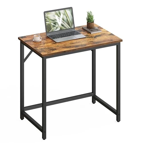 Offerta a tempo: VASAGLE Scrivania per Computer, Postazione Lavoro, Scrivania da Ufficio, Studio Camera da Letto 50 x 80 x 76 cm, Stile Industriale, Struttura Metallica, Marrone Vintage e Nero Inchistro LWD038B01 - 10% da 35.99 € a 32.29 €
