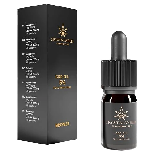 Offerta a tempo: Crystalweed Olio Rilassante per Dormire | Naturale Antistress | Mix di Oli a Uso Topico (10 ml) - 30% da 19.90 € a 13.93 €