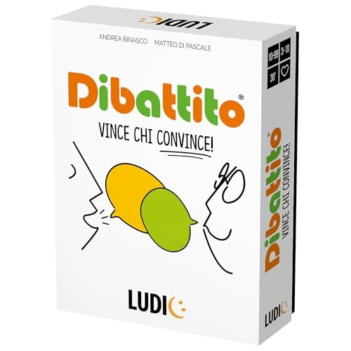 Offre limitée : Ludic Débat Gagne Qui Convaince It27521 Jeu De Société pour La Famille pour 3-10 Joueurs Made in Italy de 16.68 € à 16.68 € (0.00% de remise)