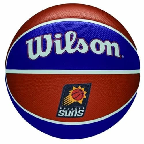 Limited-time offer: Wilson Basketball, NBA Team Tribute Model, PHOENIX SUNS, Outdoor, Rubber, Size: 7 from 18.49 £ to 18.49 £ (save 0.00%)