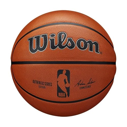 Limited-time offer: Wilson Basketball, NBA Authentic Series Model, Outdoor, Tackskin Rubber, Size: 7, Brown from 35.00 £ to 35.00 £ (save 0.00%)