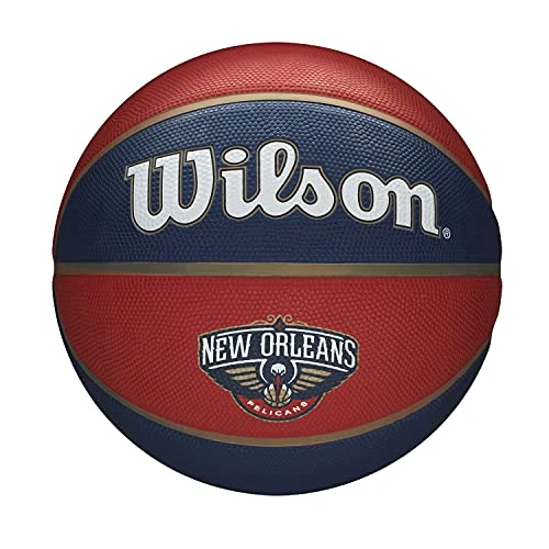 Limited-time offer: Wilson Basketball, NBA Team Tribute Model, NEW ORLEANS PELICANS, Outdoor, Rubber, Size: 7 from 28.49 £ to 28.49 £ (save 0.00%)
