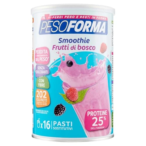 Pesoforma Smoothie Frutti di Bosco Pasto Sostitutivo, 436g