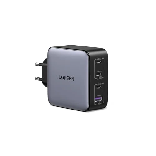UGREEN Nexode 100W USB C Fast Charger 4 Ports GaN Tech USB C Plug Compatible with iPhone 16 Plus Pro Max 15 14 13 12 11 Galaxy S24 S23 S22 A15 Pixel 9 8 7 iPad MacBook Air Pro M3 M2 M1