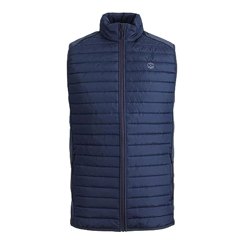 JACK & JONES Homme Jjemulti Bodywarmer Collar Noos Gilet, Navy Blazer, XL EU