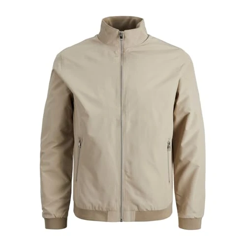Jack and Jones - Chaqueta bomber para hombre, Vajilla, XL