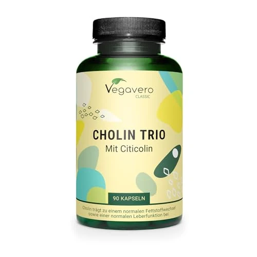 Offerta a tempo: Colina Trio | Bitartrato + Citicolina + Fosfatidilcolina | per Fegato e Metabolismo | Certificato in Laboratorio | Vegano e Senza Additivi | Vegavero® - 18% da 18.99 € a 15.58 €