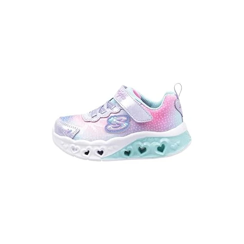 Offerta a tempo: Skechers Flutter Heart Lights Simply Love, Scarpe Bambine e ragazze, Lavender Synthetic Mesh, 24 EU - 39% da 54.95 € a 33.26 €