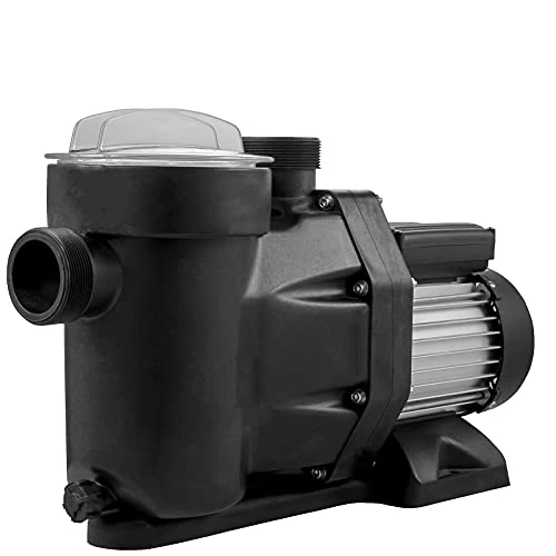 Offerta a tempo: VEVOR Pompa ad Acqua a Pressione Potenza 1 HP / 750 W, Max. Portata 19200 L/H Pompa Piscina con Cavo 1,5 m, Elettropompa Pompa Filtro Piscina Velocità da 3450 RPM per Interrato e Fuori Terra - 20% da 118.90 € a 94.84 €