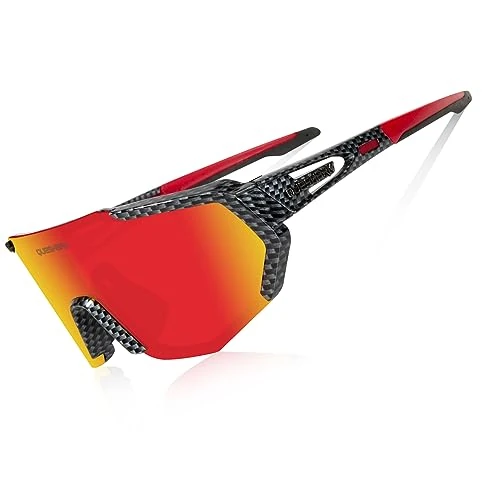 Oferta limitada: Queshark Gafas De Sol Polarizadas para Ciclismo con 3 Lentes Intercambiables, Protección UVA & UVB, Bicicleta de Carretera MTB Gafas de Ciclismo,Certificación CE de 28.49 EUR a 28.49 EUR (ahorro 0%)
