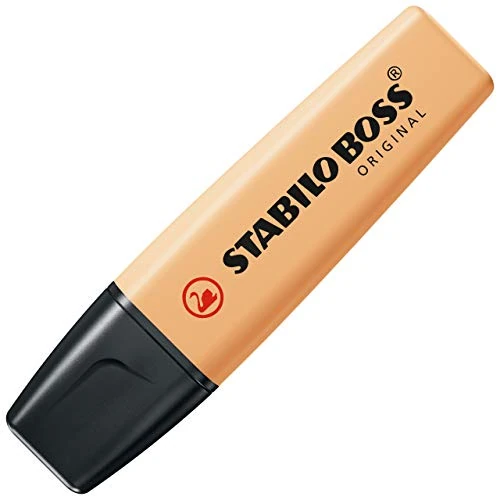 Offerta a tempo: Stabilo 92850 Evidenziatore Boss Pastel, Arancione Papaya - 77% da 4.98 € a 1.14 €