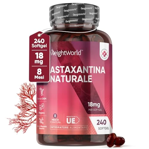 Astaxanthine Naturelle, 240 Gélules Molles Vegan