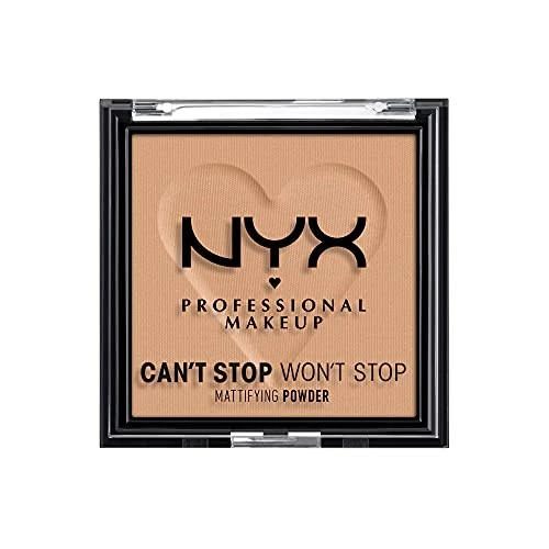 NYX Professional Makeup Can't Stop Won't Stop Mattifying Powder, Matte Finish, Farbton: Tan
