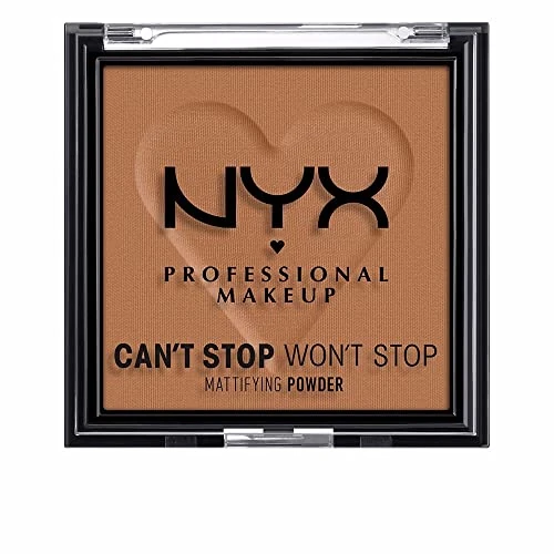 NYX Professional Makeup Can't Stop Won't Stop Mattifying Powder, Matte Finish, Mocha