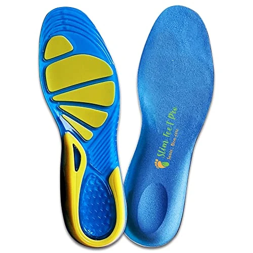 Zeitlich begrenztes Angebot: Gel-Einlegesohlen für Herren und Damen, Größe L, für Sneaker, Sicherheitsschuhe | Sport, Wandern, Walking | Fußpflege | rutschfest, geruchshemmend, flache oder hohle Füße, sensibel, Hallux Valgus. von 15.90 € auf 14.99 € (6% R