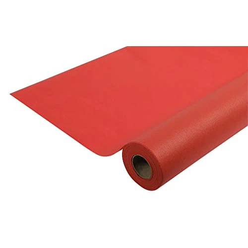 Pro Nappe - Cod. R782009I - Tovaglia monouso in tessuto non tessuto Spunbond - Rotolo 1,20 x 20 Mt - Materiale antistrappo, idrorepellente e facile da pulire - Rosso