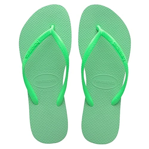 Tijdelijke aanbieding: Havaianas Slim Flip Flop voor dames, Groene tuin, 33/34 EU van 28.99 € naar 28.99 € (0.00% korting)