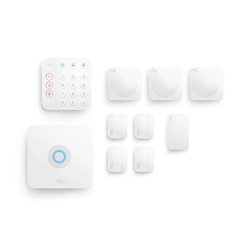 Offerta a tempo: Kit Ring Alarm - L | Sistema di allarme per la sicurezza della tua casa con monitoraggio assistito opzionale - Senza vincoli di lunga durata - Compatibile con Alexa - 40% da 399.94 € a 239.99 €