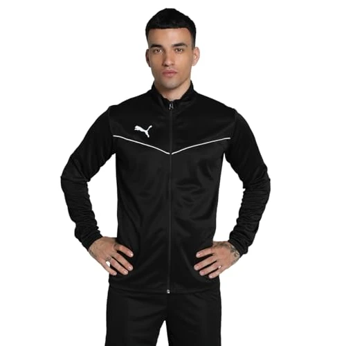 Offerta a tempo: PUMA teamRISE Training Poly Jacket, Giacca sportiva Uomo, Black/White, M - 25% da 39.95 € a 29.96 €