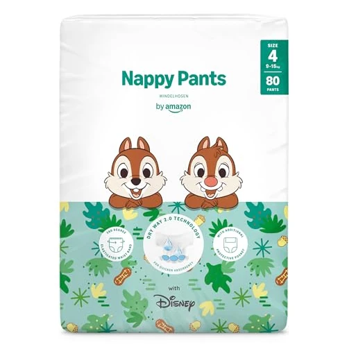 Offerta a tempo: by Amazon, Pannolini Mutandina Disney, Taglia 4 (9kg-15kg), 80 Pezzi, Bianchi (in Precedenza un Marchio Mama Bear, Stesso Prodotto) - 0.00% da 19.96 € a 19.96 €