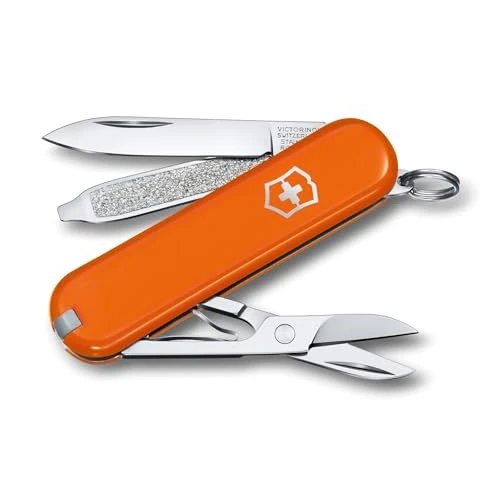 Oferta limitada: Victorinox, Classic SD, Navaja Multiuso Suiza, Cuchillo bolsillo, Regalo, 7 Funciones, Hoja pequeña, Lima de uñas, Naranja de 24.43 EUR a 24.43 EUR (ahorro 0%)