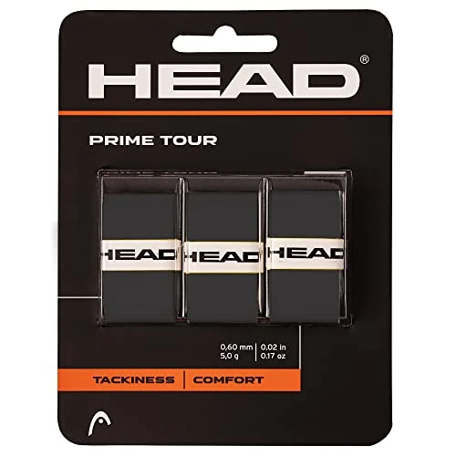 Oferta limitada: HEAD Blister 3 UDS. OVERGRIP Prime Tour Negro de 9.50 EUR a 9.50 EUR (ahorro 0%)