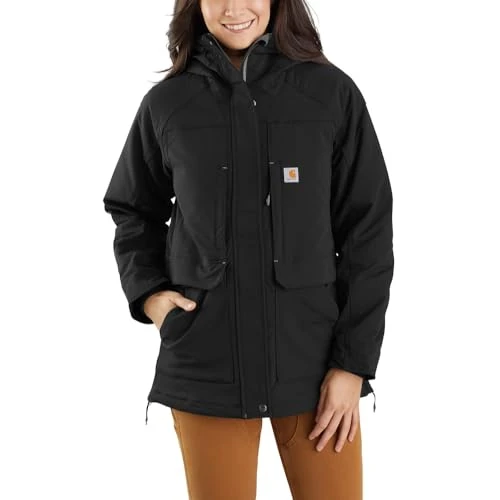 Limitiertes Angebot: Carhartt Women's Super Dux™ Relaxed Fit Insulated Traditional Coat, BLACK, S von 209.99 EUR auf 104.99 EUR (Spare 50%)