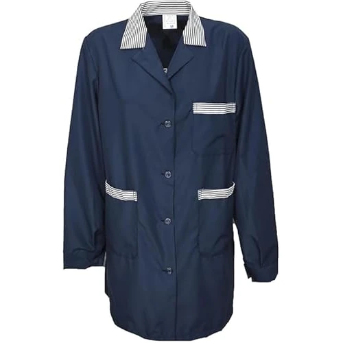 fratelliditalia.org Kittel Kasack Schort Leraar School Kleuterschool Schoonmaken Dames Supermarkt Werk, Blauw, M