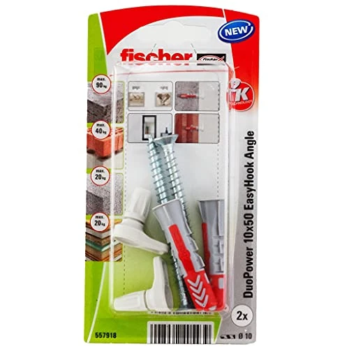期間限定オファー: Fischer EasyHook DuoPower クリート。 通常価格 5.90 JPY セール価格 4.75 JPY (割引 19%)