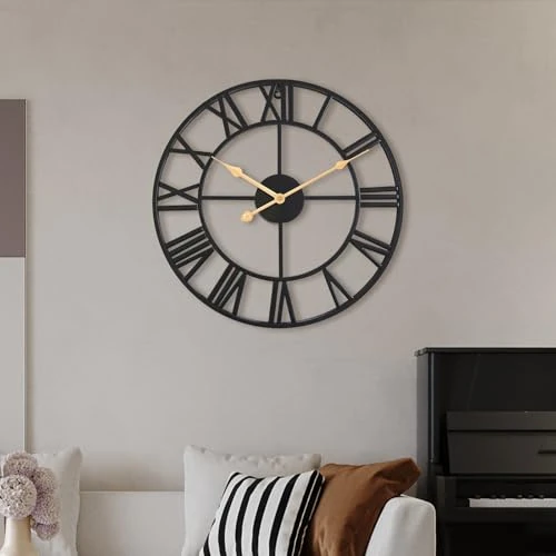 Zeitlich begrenztes Angebot: ACCSHINE Groß Wanduhr Ohne TickgeräUsche 58cm Vintage Wanduhren von 41.99 € auf 41.99 € (0.00% Rabatt)