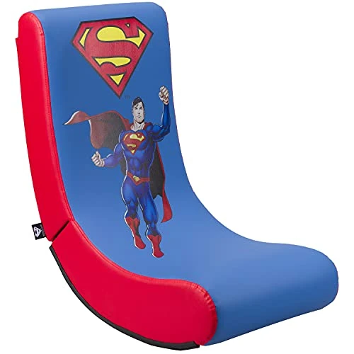 Superman - Rock'n'seat junior Gamer Chair- Kinder/Jugendliche Gaming-Stuhl offizielle Lizenz