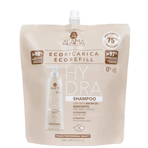 Limitiertes Angebot: Alama Hydra Feuchtigkeitsspendendes Haarshampoo mit Arganöl, Nachfüllpackung, 1000 ml von 11.90 EUR auf 11.90 EUR (Spare 0%)