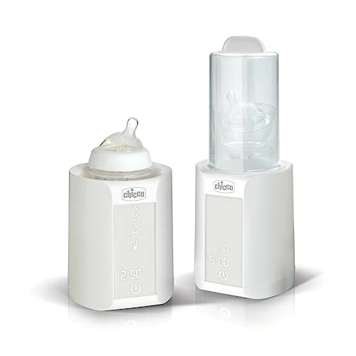 Offerta a tempo: Chicco Scalda Pappa e Scaldabiberon per Neonato 2in1, Funzione Timer e Scongelamento, Funzione Sterilizzazione, anche per Vasetti e Latte Materno, Multifunzione, Bianco - 33% da 64.90 € a 43.80 €