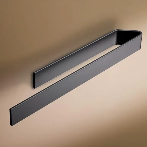 Offerta a tempo: Designfabrik Hamburg Portasciugamani | 40 cm | Nero | adesivo - 0.00% da 36.49 € a 36.49 €