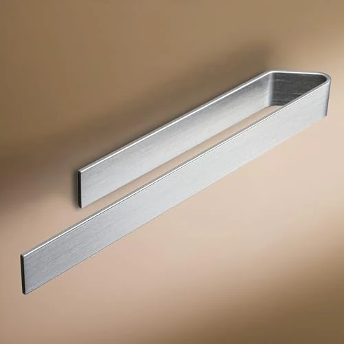 Offerta a tempo: Designfabrik Hamburg Portasciugamani | 40 cm | Argento | adesivo - 0.00% da 36.49 € a 36.49 €