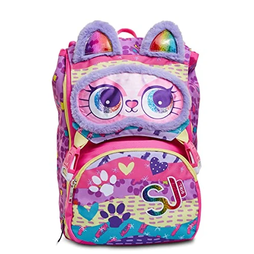 Oferta limitada: SJ Gang Mochila EXPANDIBLE ANIMALES DE FANTASIA, Rosado - Mochila Escolares, Guardería, para niñas, niños, adolescentes - Bolsillo Interior – Mochila Escolar de 48.90 EUR a 48.90 EUR (ahorro 0%)