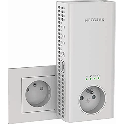 Offerta a tempo: NETGEAR Ripetitore WiFi Mesh (EX6470), ripetitore WiFi potente AC1900 copre fino a 150 m², amplificatore WiFi con presa integrata, WiFi Extender 1Port Ethernet, WiFi Booster compatibile tutti Box - 42% da 86.70 € a 49.99 €