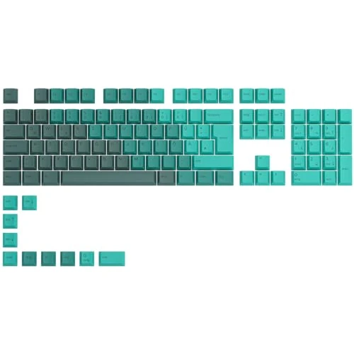 Offerta a tempo: GLORIOUS GPBT Keycaps Profilo Cherry Layout ISO Tedesco (Rain Forest) - 46% da 49.99 € a 26.99 €