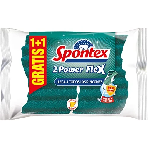 Tijdelijke aanbieding: Spontex Power Flex 1+1 schuurspons van 13.29 € naar 13.29 € (0.00% korting)
