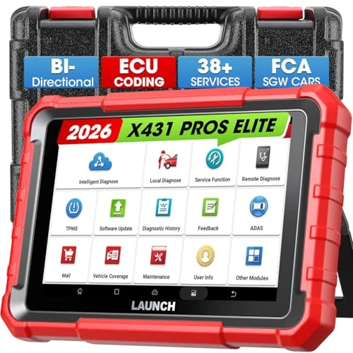 Oferta ograniczona: LAUNCH Dwukierunkowy skaner diagnostyczny X431 PROS ELITE, kodowanie online ECU, narzędzie do skanowania wszystkich systemów, obsługa ponad 38 usług, CANFD i DoIP, funkcja przewodnika, 2 lata z 621.00 EUR na 621.00 EUR (znizka 0%)