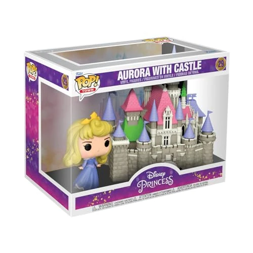 Funko Pop! Town: Ultimate Princess - Princess Aurora with Castle - Disney Princesses - Princesas Disney - Figura de Vinilo Coleccionable - Idea de Regalo- Mercancia Oficial - Movies Fans