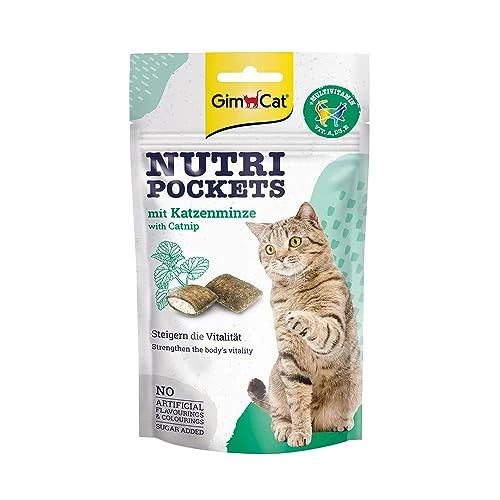 Offerta a tempo: GimCat Nutri Pockets, Catnip e Multivitamine, 60g - 17% da 1.79 € a 1.49 €