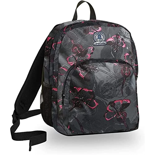 Offerta a tempo: Invicta Zaino Benin M, Dark Bloom, Nero, 28 Lt, Doppio Scomparto, Scuola e Tempo Libero, Per ragazzi e ragazze - 0.00% da 19.41 € a 19.41 €
