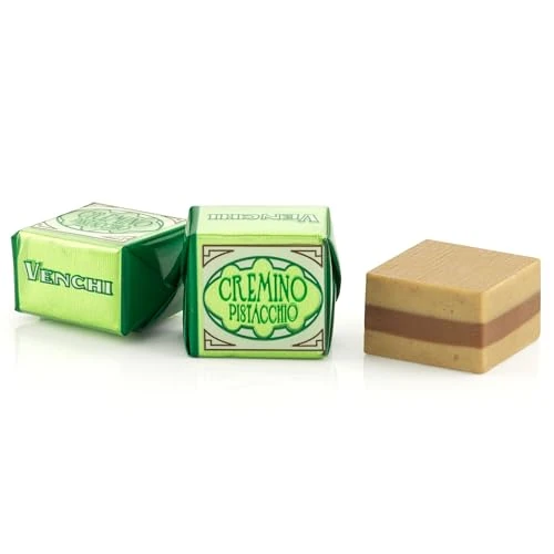 Offerta a tempo: Venchi - Cremini al Pistacchio, 1 Kg, Cioccolatini al Cioccolato Bianco e Cioccolato al Latte con Pasta di Pistacchio, Senza Glutine, Senza Coloranti e Senza Conservanti - 32% da 64.02 € a 43.60 €